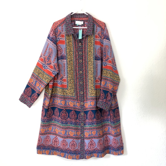 Anthropologie Dresses & Skirts - NWT Anthropologie Plus Casablanca Silk Dress 24W